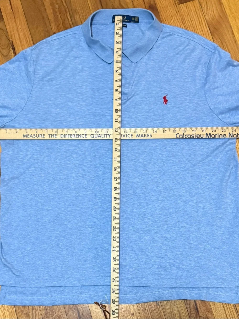 Polo Ralph Lauren Men's XXL 2XL Short Sleeve Green & Blue Polo Shirts Lot Of 2